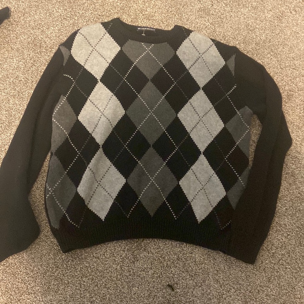 Brandy Melville argyle sweater